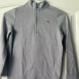 Vineyard Vines Boys Sz M 12-14 Quarter Zip Shirt